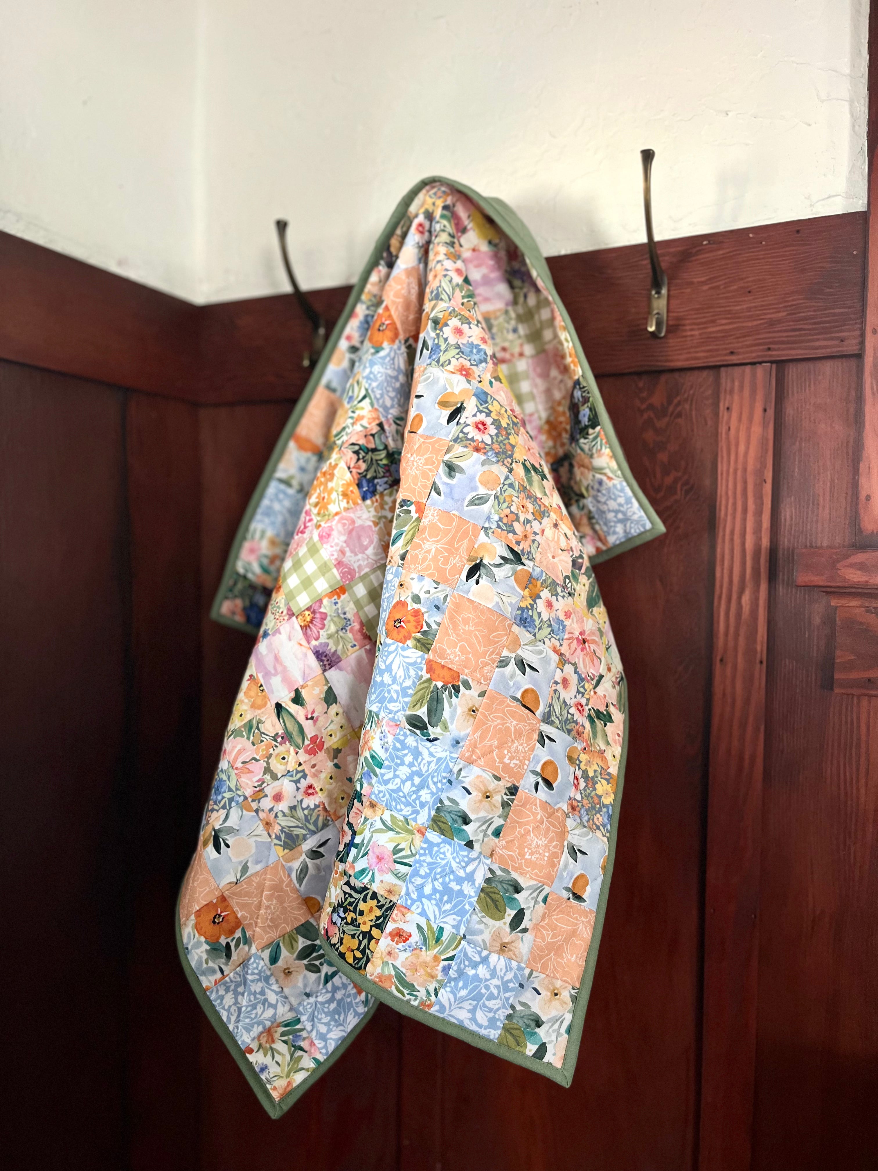Whispering Garden Patchwork Quilt