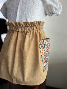 High waist skirt with pockets - Numbers