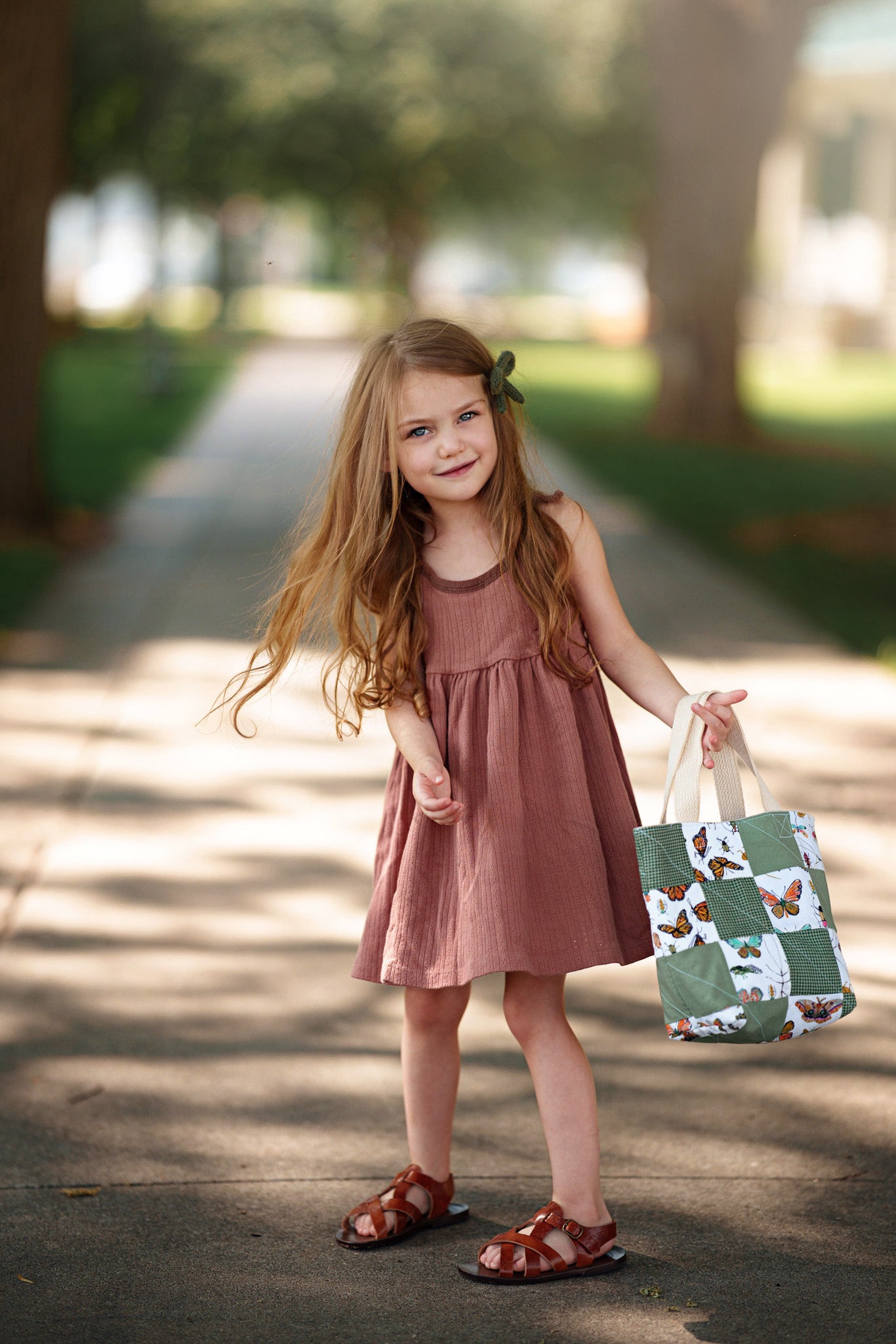 Patchwork Insect Garden Tote