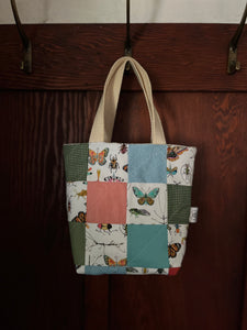 Patchwork Insect Garden Tote - Colorful