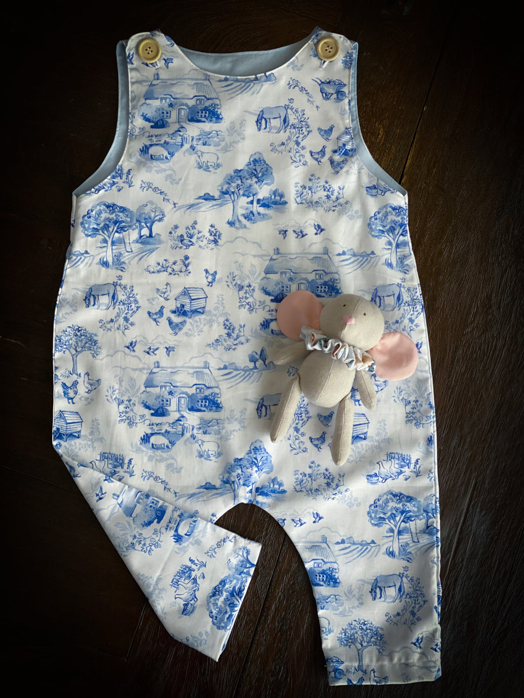 River Jumpsuit - Blue Countryside | Size 2-3y.