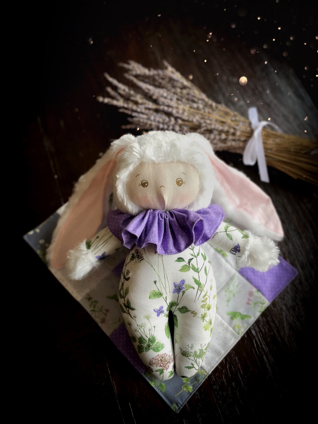 Baby Bunny Doll Set | Purple Garden.